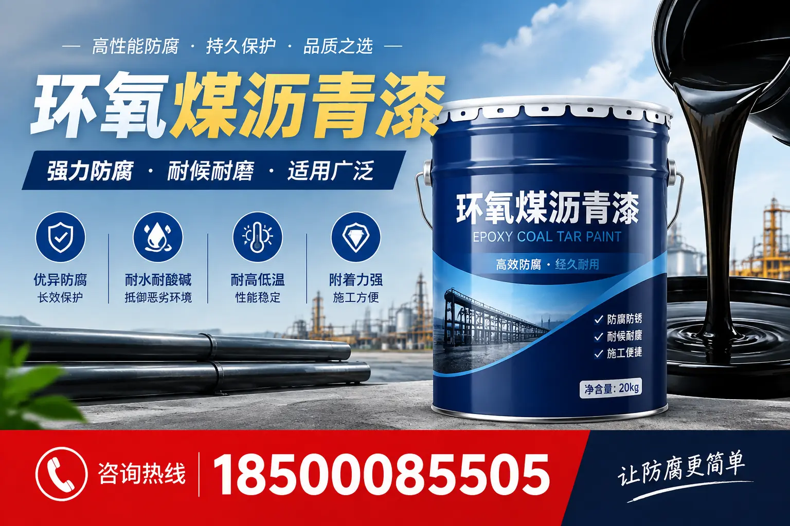 环氧煤沥青漆在不同气候条件下的表现分析,玉林适用性