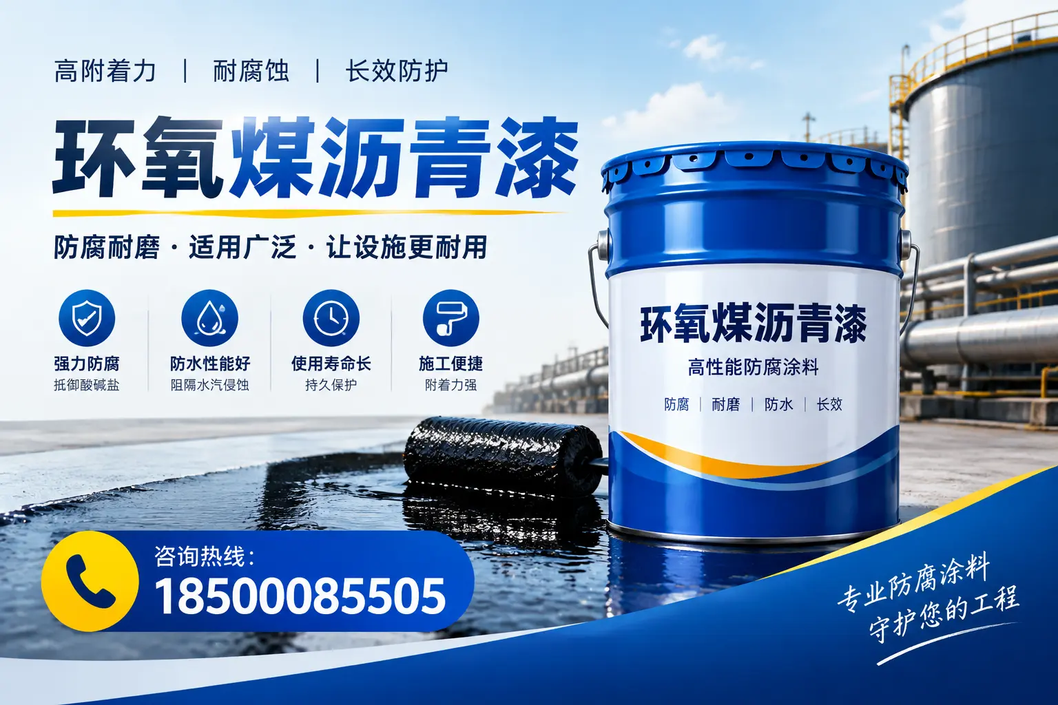 环氧煤沥青漆与其他涂料的对比分析,助力玉林企业决策